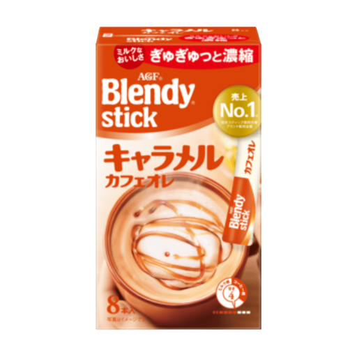 AGF Blendy stick Caramel Cafe au Lait 8 pcs