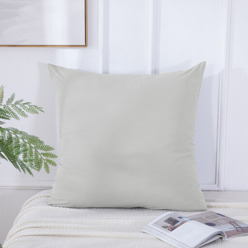 MEROPE, Nylon/Spandex Cooling-feel Pillowcase, 80x80cm, light grey