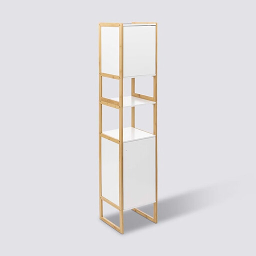 5five Natureo Tall Bathroom Cabinet - White