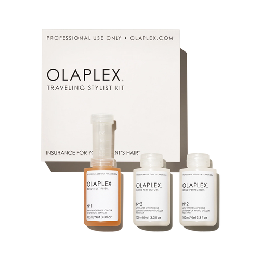 OLAPLEX Traveling Stylist Kit (N°1 Bond Multiplier 100ml + N°2 Bond Perfector 100ml x 2)