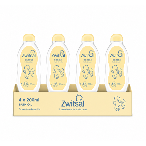 Zwitsal Bath Oil 4×200ml