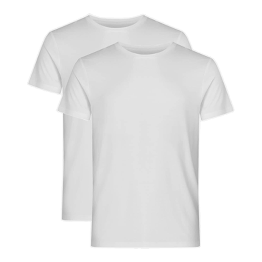 Rester?ds T-Shirt 2-Pack Bamboo White 2XL
