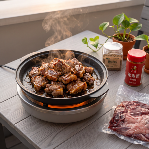 【BBQ】Cumin Roast Shoulder of Lamb: Kinda Lamb Shoulder Boneless 1kg, Seven Fresh Cumin Seeds 135g