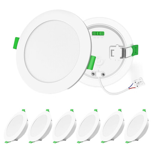 LIGHTING Recessed LED Spotlights, 230V, Dimmable, 12W, 1200lm