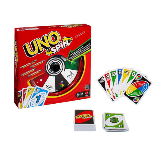 UNO Spin game with spinner wheel