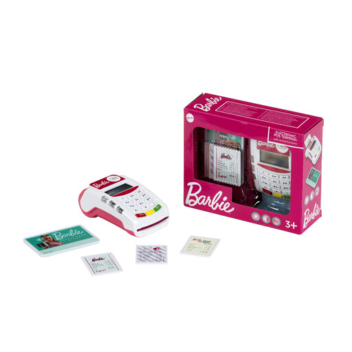 Theo Klein Barbie Payment Terminal with Light and Sound 7335