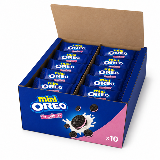Oreo Mini Sandwich Biscuit Strawberry