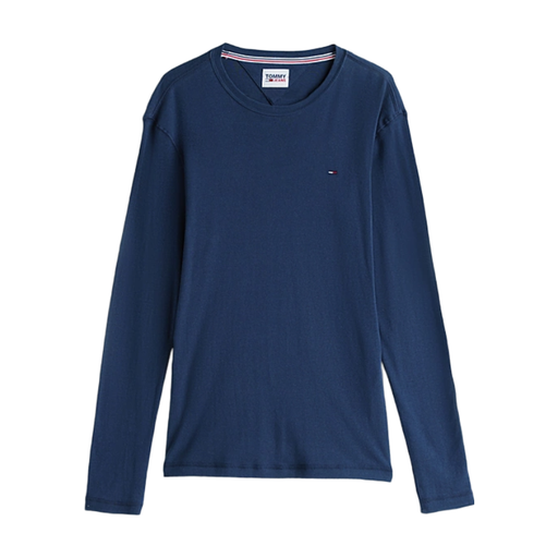Tommy Hilfiger TJM Original Rib Longsleeve Tee Men Black Iris S