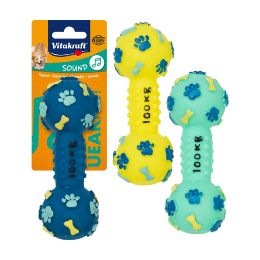 Vitakraft Dog Toy Vinyl Dumbbell, 15cm 1pc