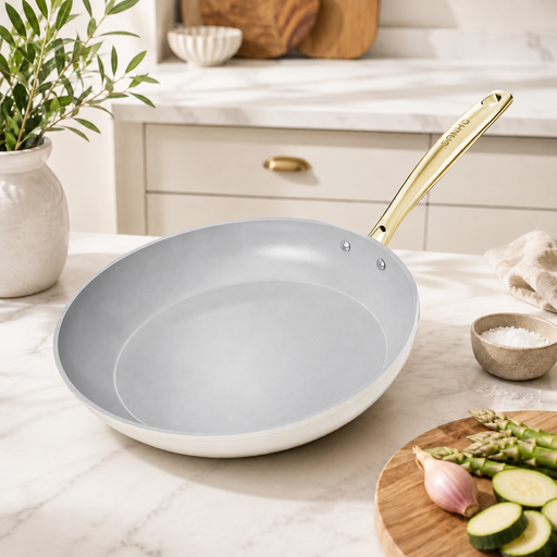 Sanho 26cm Non Stick Frying Pan, Diamond-Titanium Ceramic, PFAS Free