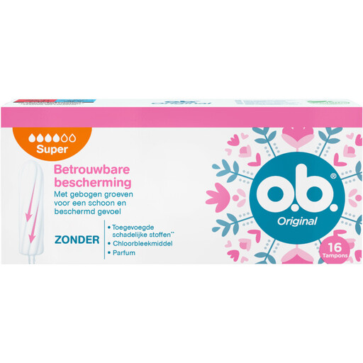 o.b. Tampons Reliable Protection Original Super