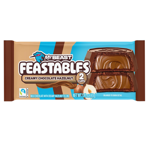 FEASTABLES CREAMY HAZELNUT CUPS