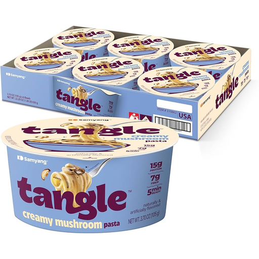 Samyang Tangle Big bowl Mushroom cream pasta