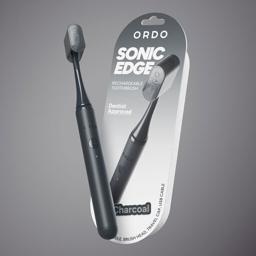 Ordo Sonic Edge Rechargeable Electric Toothbrush in Charcoal