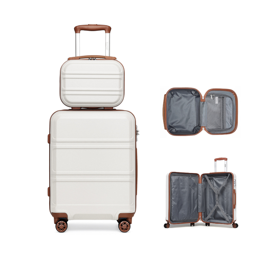 Kono 2-Piece Lightweight Carry-On Luggage Set