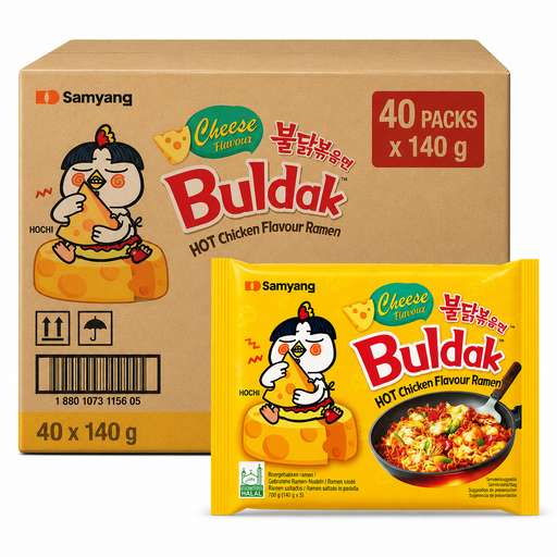 Samyang Buldak Hot Chicken and Cheese Ramen Noodles
