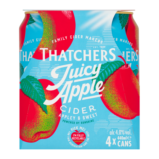 THATCHERS Juicy Apple Cider 4 x 440ml