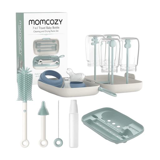 Momcozy 7-in-1 Portable Bottle Brush Set