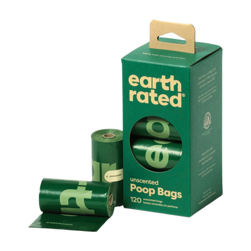 Earth Rated Poop Bags Unscented Recycled 8×15 pcs