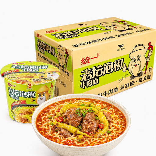 Uni-President Beef Noodles with Fermented Pepper