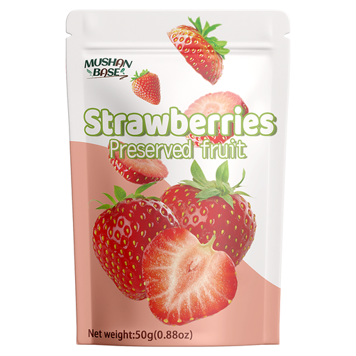 MUSHAN BASE Dried Strawberry Slices 50g