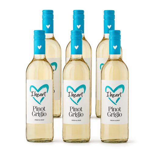 Case Deal - I Heart Wines Pinot grigio 75cl