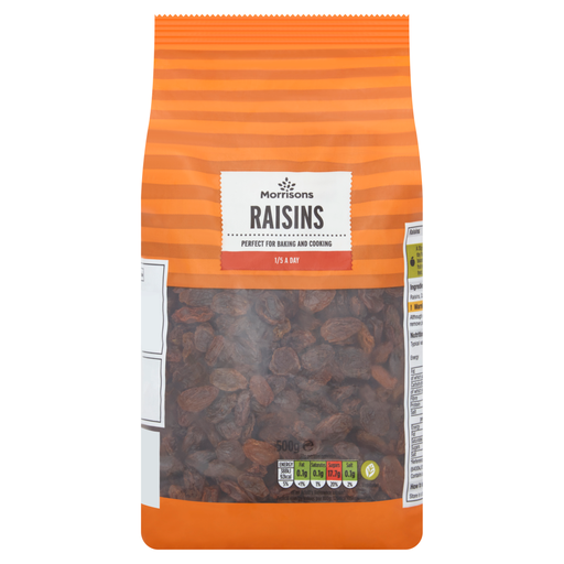 Morrisons Raisins 500g pack