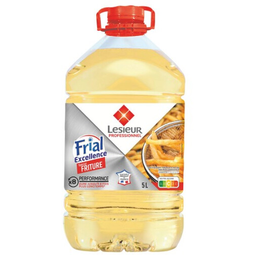 Lesieur Frial Excel cooking oil, 5 L container