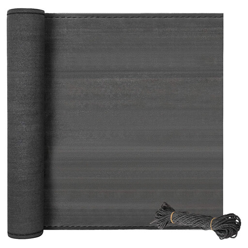 EUGAD Reinforced Privacy Screen in HDPE 1.5x15m