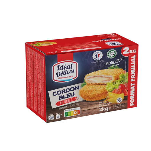 Maxi Halal Chicken Cordon Bleu, IDEAL DELICES