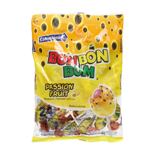 Sucettes Colombina Saveur Fruit de la Passion 408 g