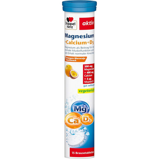 Doppelherz Magnesium + Calcium + D3 Brausetabletten