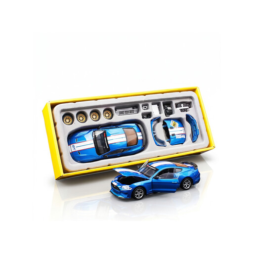CCA1:42 2018 Ford Mustang GT Classic Blue Model Car