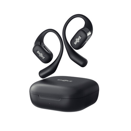 Shokz OpenFit Black Open-Ear Sport Headphones