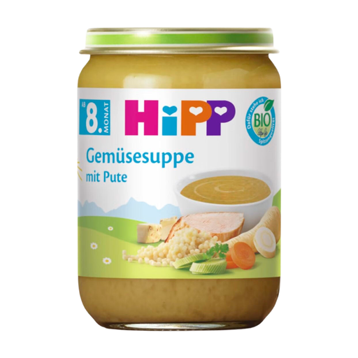 Hipp Vegetable Soup with Turkey from 8 Months 6 x 190g