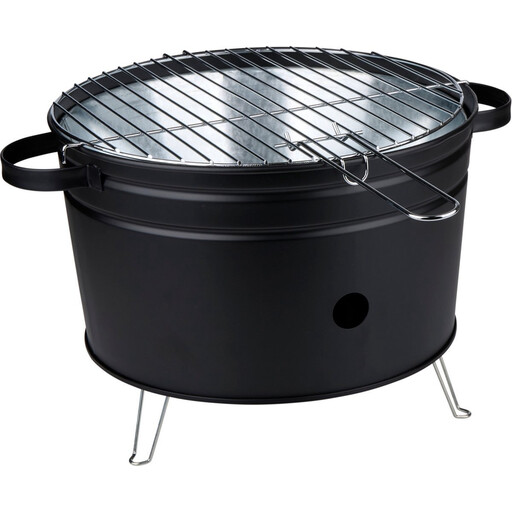 Alpina Charcoal Table Barbecue - 35 cm - Lightweight - Stainless Steel