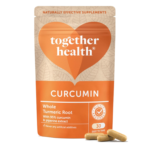 Together Health Curcumin & Whole Root Turmeric with Piperine Black Pepper Joint Support Capsules