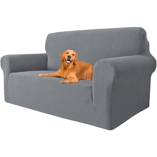 YSTYLE Stretch Sofa Cover Slipcover, 2 Seater, Light Grey