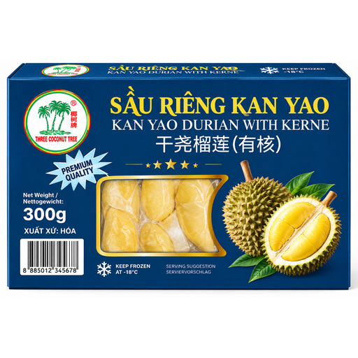 TCT Durian with seeds in box VN 300g Kan Yao