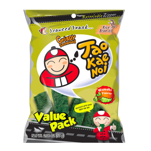 Taokaenoi Crispy Seaweed Wasabi 59g