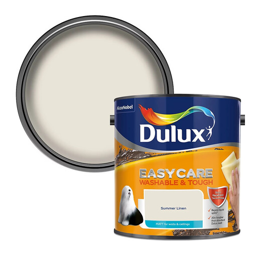 Dulux Easycare 可擦洗耐磨哑光乳胶漆 - Summer Linen - 2.5 L