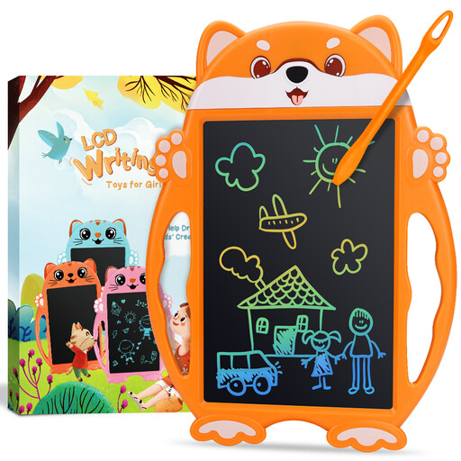 CHEERFUN Orange Puppy LCD Writing Tablet