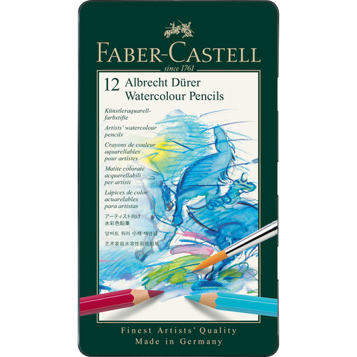 Faber-Castell Albrecht Dürer Watercolour Pencils Tin of 12