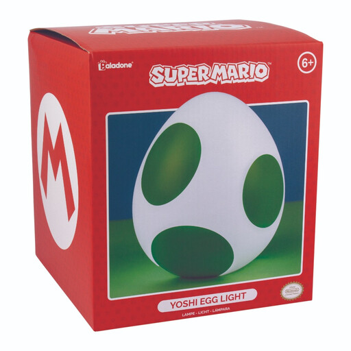Super Mario Yoshi Egg Night Light - Officially Licensed - 20 cm - Battery Powered