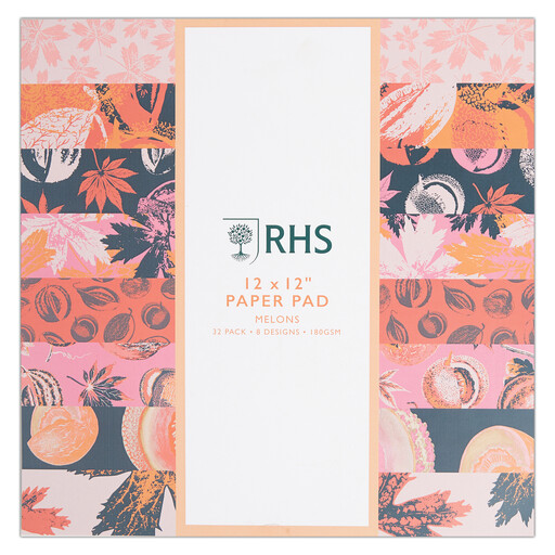 RHS Melons Paper Pad 180gsm 12" x 12"