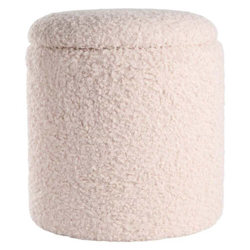 DAY POUF Ø36H40CM Black,White