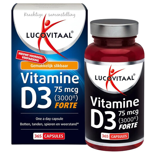 Lucovitaal Vitamine D3 75 mcg capsules