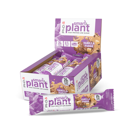 PhD Smart Plant Protein Nutrition Bar Vanilla Fudge Flavour