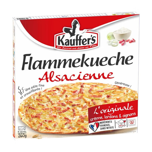 Tarte Flambée Alsacienne Kauffer's 100 % France et Sans Nitrite