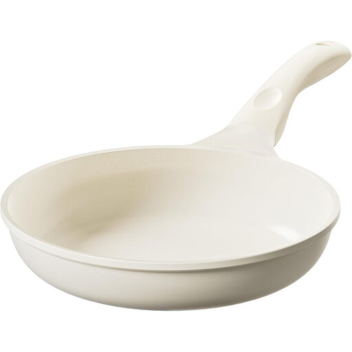 redchef Starlight 系列 24cm 陶瓷煎锅，白色内外表面